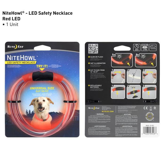 Nitehowl led safety necklace top