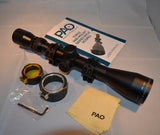 PAO Topaz Pre-Mount MIL-DOT 3-9 x 40 Rifle Scope