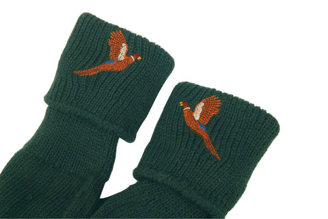 Bisley Embroidered Pheasant Shooting Socks