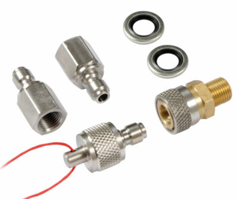 QUICK COUPLE STARTER KIT WITH STAINLESS TEST PLUG 02B3 KT01
