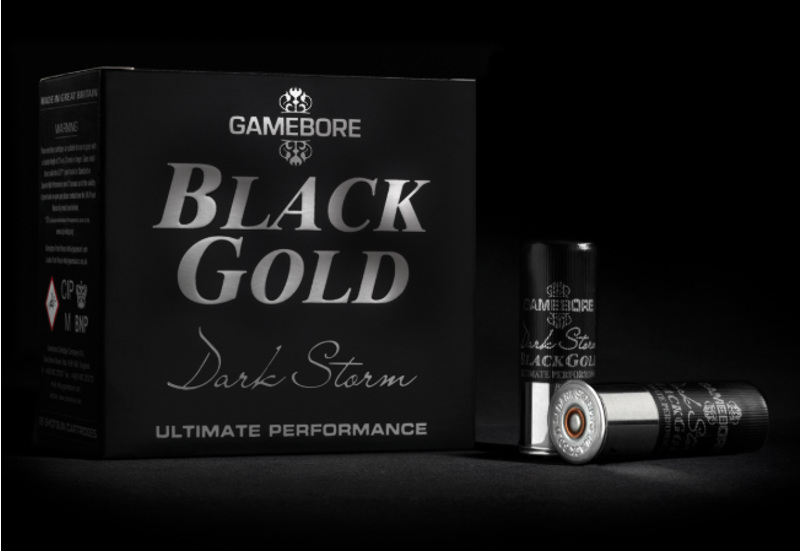 12 GAUGE GAMEBORE DARK STORM 28g 6 FIBRE WAD QUAD SEAL
