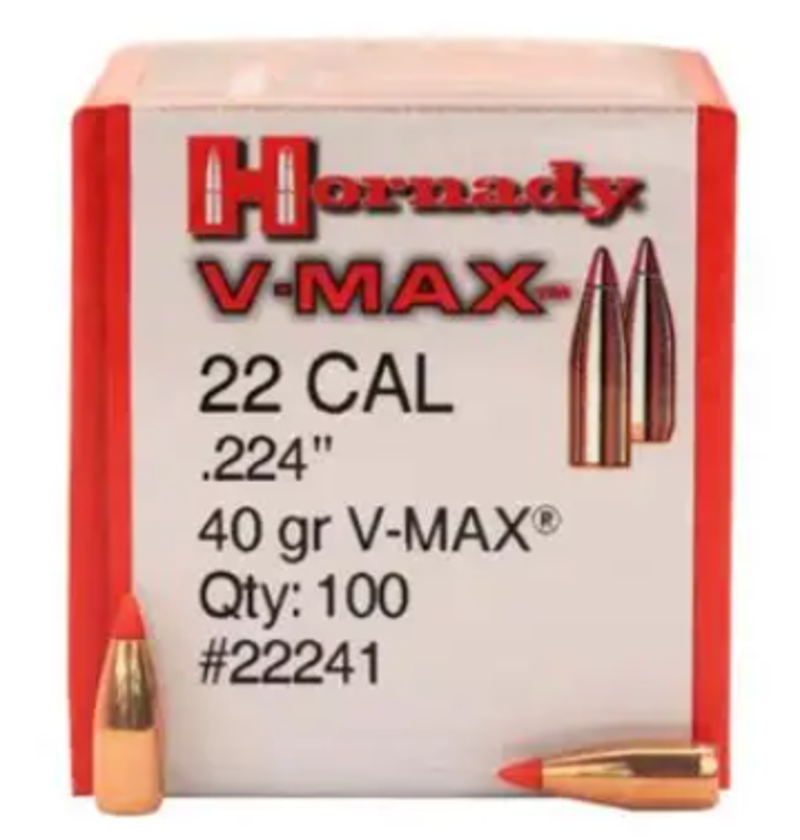 HORNADY HEADS 224 40g V-MAX