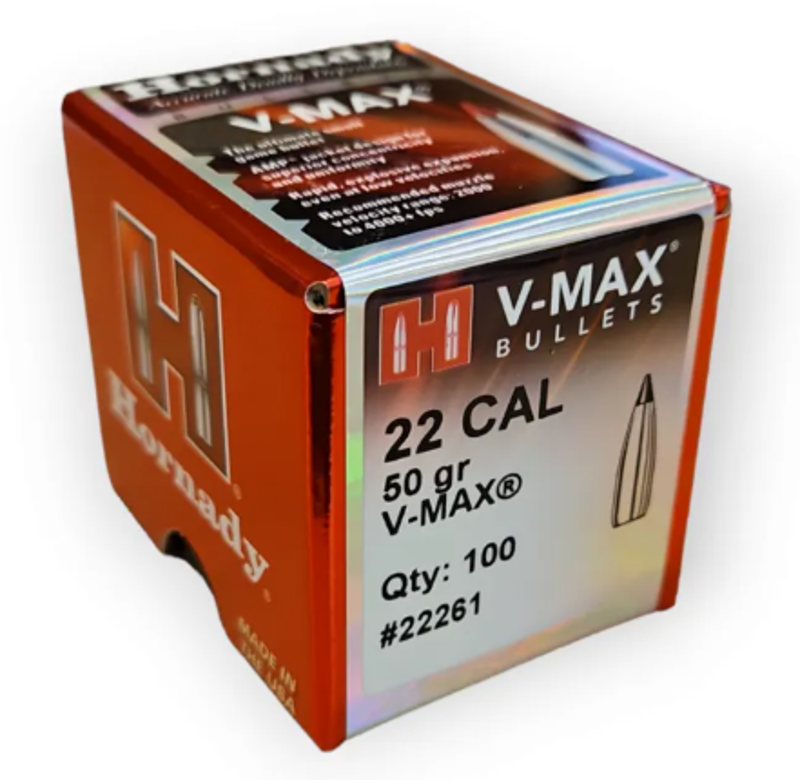 HORNADY HEADS 224 50g V-MAX