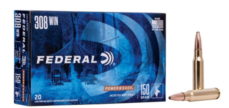 FEDERAL .308 150g SOFT POINT FED-308A