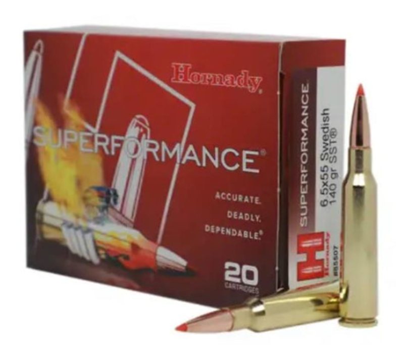 HORNADY 6.5 X 55 SWEDISH 140gr SST