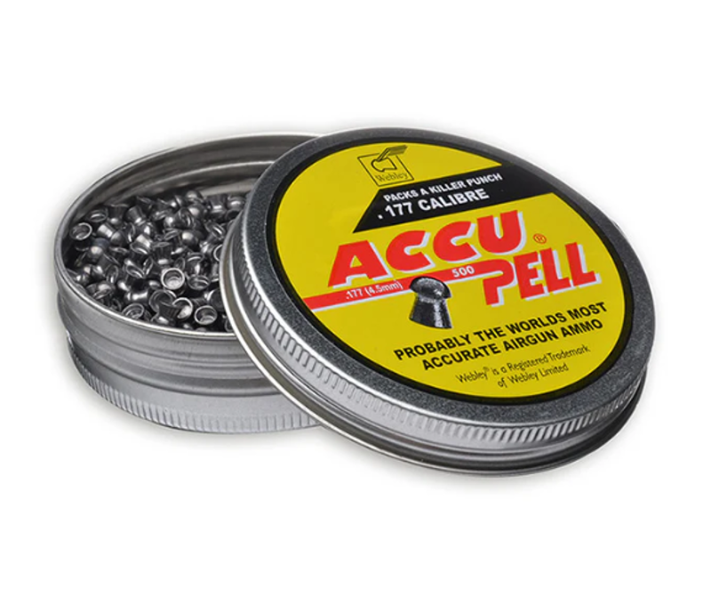 WEBLEY .22 ACCU PELL 14.3gr  500