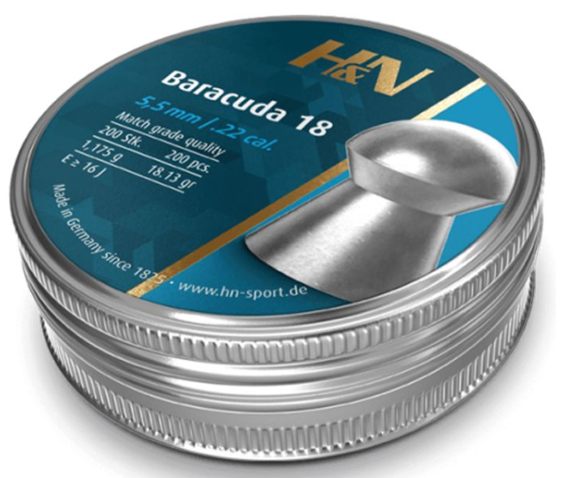 H N .22 BARACUDA 18 18.13gr  200