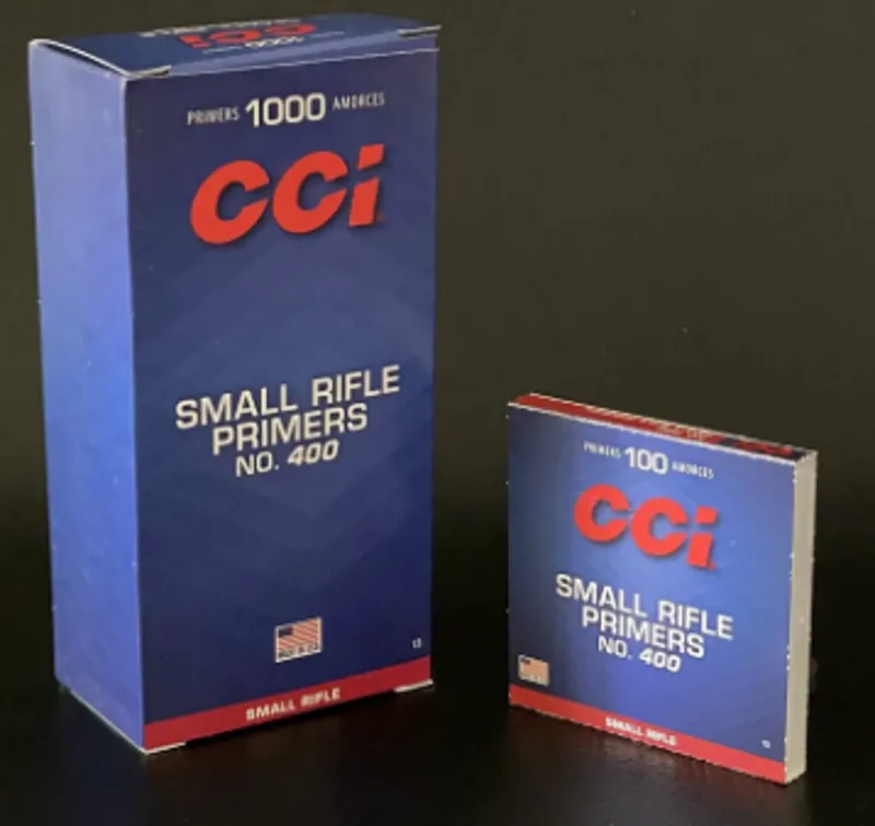 CCI SMALL RIFLE PRIMERS 400