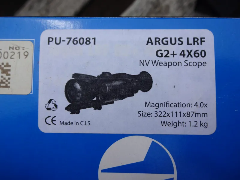 PULSAR ARGUS LRF G24X60 NIGHT VISION
