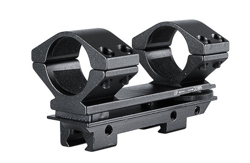 Hawke 30mm 1 Piece Droop Compensating Mount Weaver