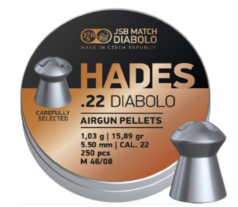 JSB HADES .22 5.5mm 15.89gr PELLETS 500