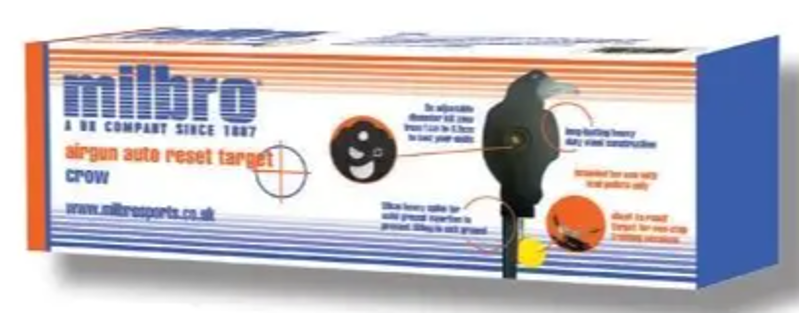 MILBRO AIRGUN TARGET AUTO RESET CROW