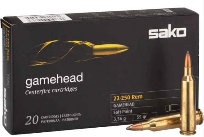 SAKO .22-250 55g SP GAME HEAD - SAK-P613010G