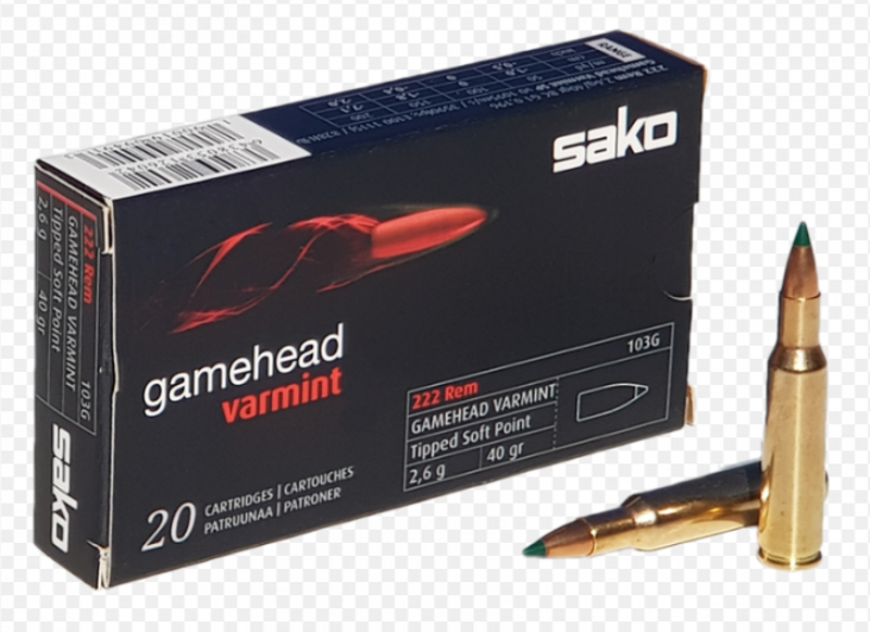 SAKO 222 40g GAMEHEAD VARMINT P609103G