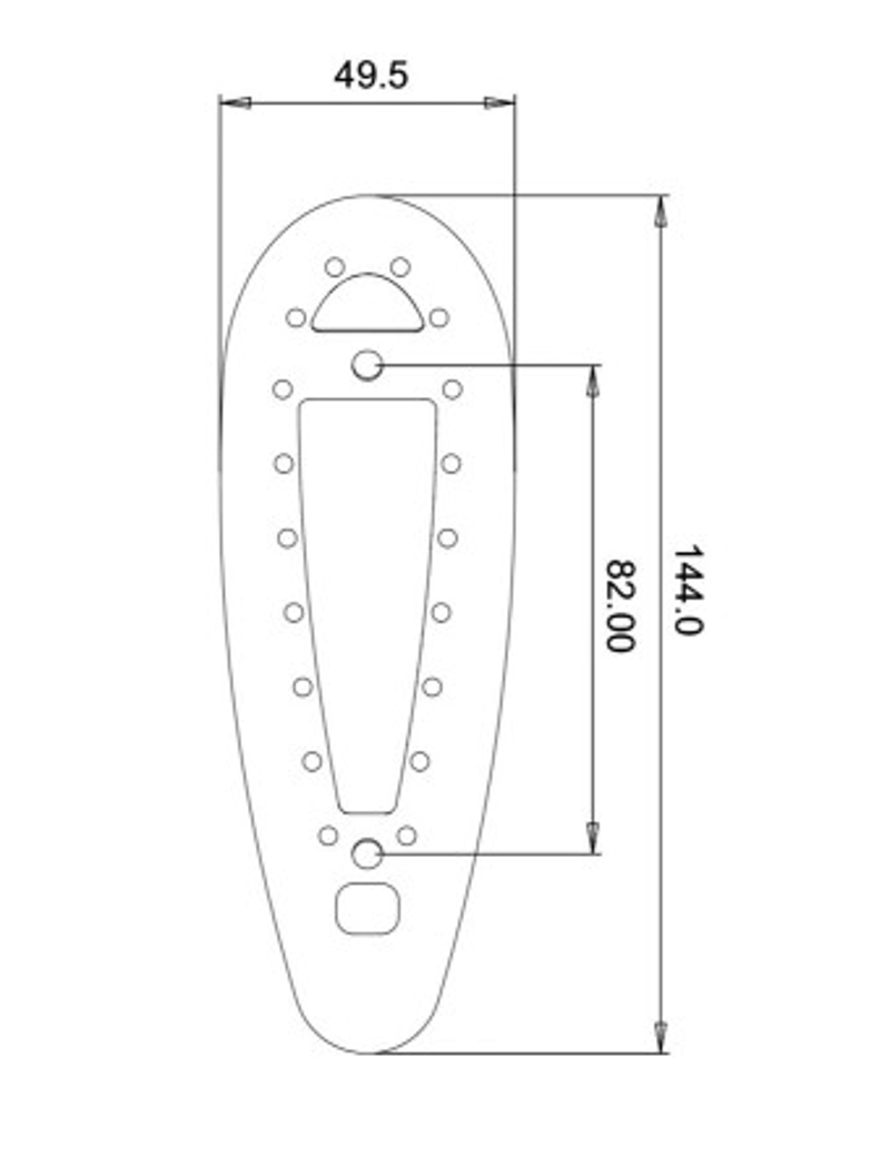 SHU RECOLOR PAD Black Pad Blue Plate 17mm-1
