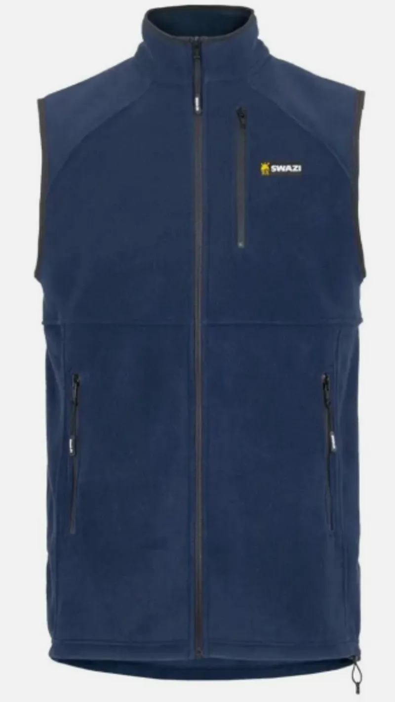SWAZI SHERPA VEST NAVY