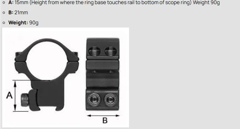 Sportsmatch 2 Piece Double Screw 11MM 30MM 44MM-1