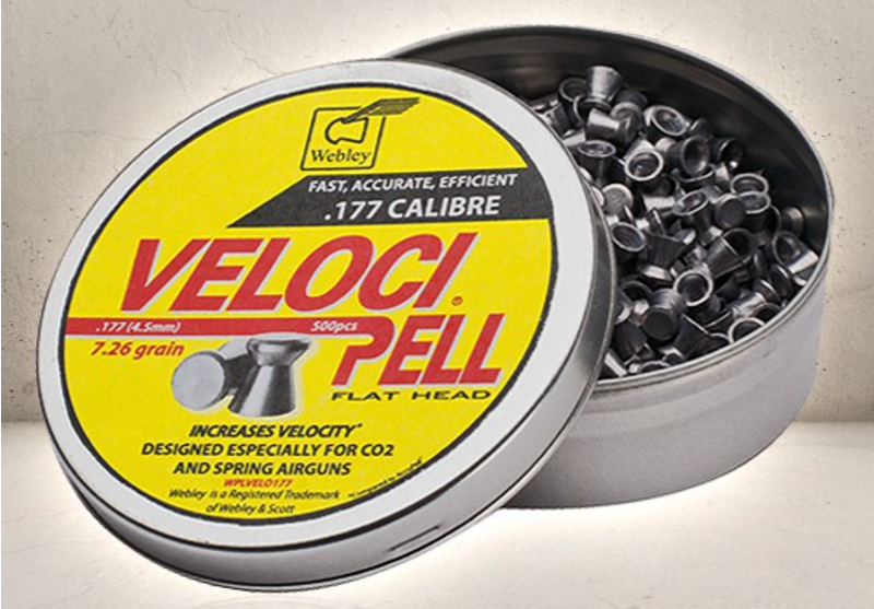 WEBLEY  .177 VELOCI PELL  7.26gr 500