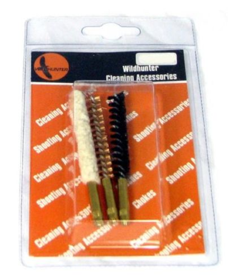 WILDHUNTER 3 PIECE RIFLE BRUSH SET .22