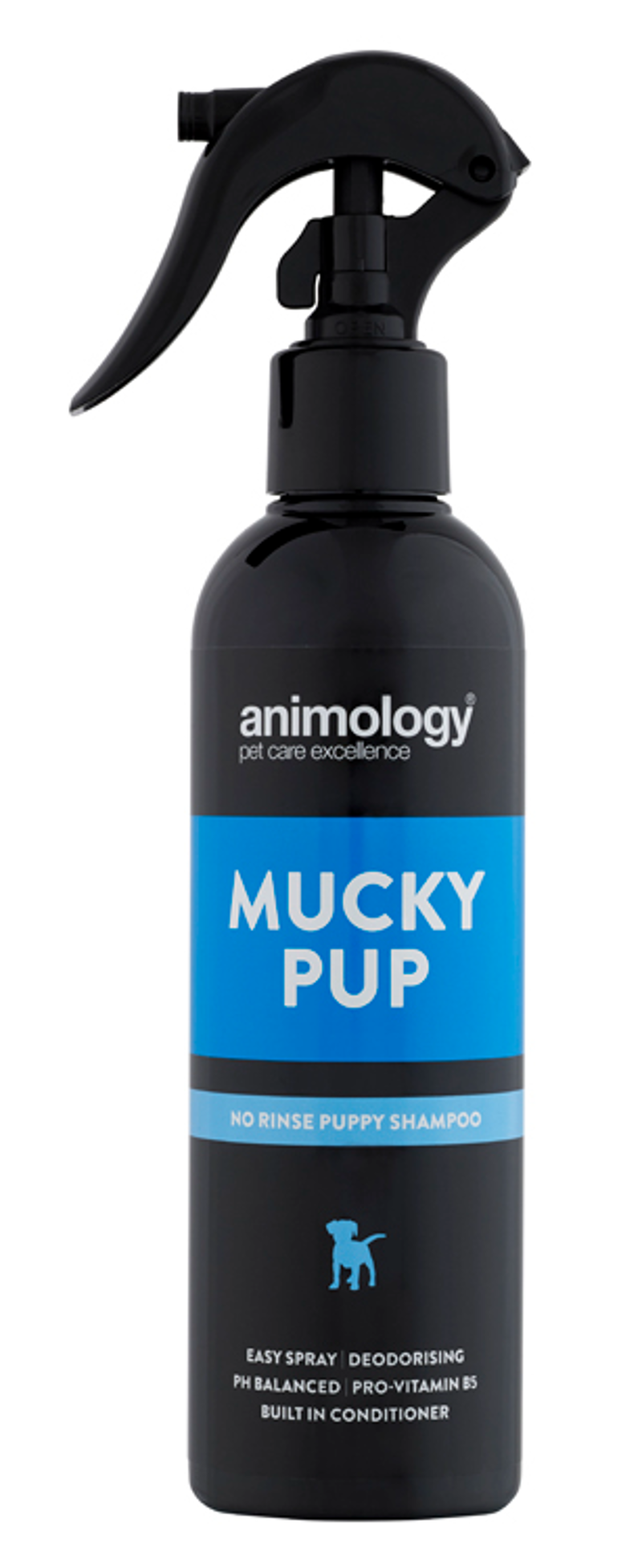 Spray Mucky Pup No Rinse Shampoo 250ml by Animology ANSPMP