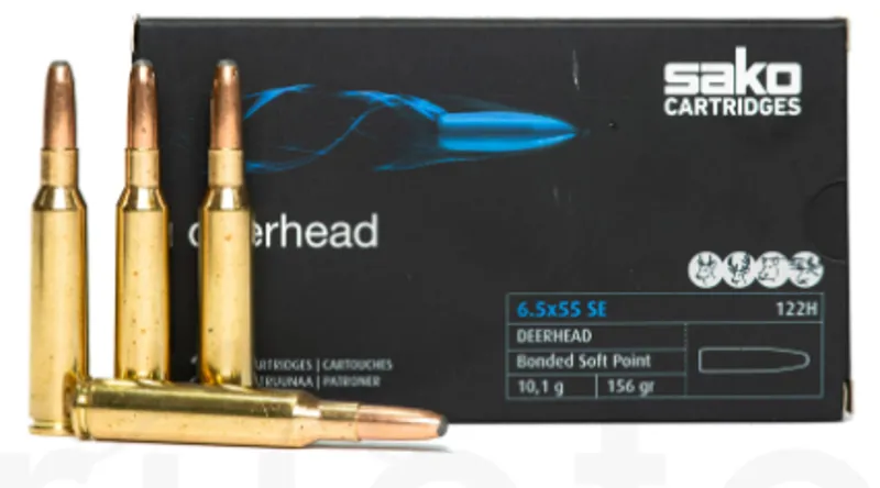 SAKO 6.5X55SE 156g DEERHEAD 122H